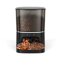 Distributeur automatique de nourriture pour animaux de compagnie 8L double compartiment, double alimentation, caméra HD intelligente, avec plusieurs bols pour chats et chiens multiples - Vente en gros