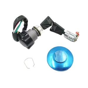 Manchons de verrouillage de remplacement en acier inoxydable et plastique de haute qualité, 9 voies, 10 ampères, avec fils de connexion pour interrupteur de réservoir de carburant de <span class=keywords><strong>moto</strong></span> - Product Image 4