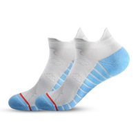 Chaussettes de course pour hommes de haute qualité, à séchage rapide, athlétiques, invisibles, pour l'extérieur, avec impression numérique, en nylon, design tricoté pour l'été