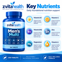 Comprimés multivitaminés pour hommes en marque blanche – Formule personnalisée pour le soutien nutritionnel, l'énergie et l'immunité – OEM