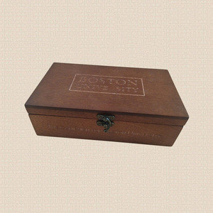 Wooden <b>Display</b> <b>Box</b> 180x100x50mm Engraved Luxury Packaging For Jewelry And Tea Storage - Product Image 3