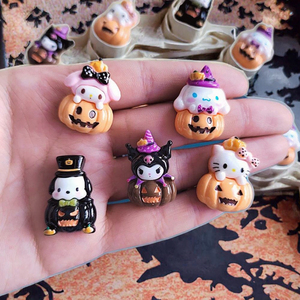 Halloween theo chủ đề DIY tóc Clip phụ kiện xác ướp và bí ngô KT nhựa quyến rũ rác trường hợp vui phim hoạt hình băng trang trí - Product Image 3
