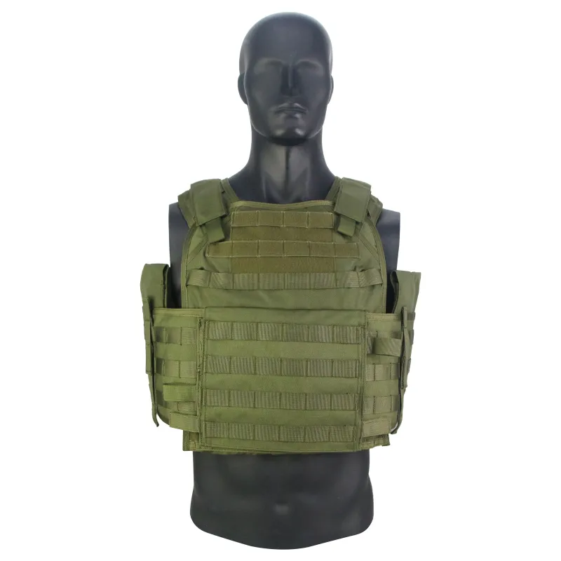 Green Adjustable Shoulder Straps Multi Molle Pouches Coyote Black Tactical Vest Plate Carrier