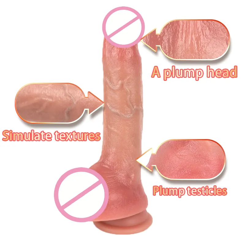 Bán buôn Chất lượng cao điều khiển từ xa Silicone dildo Vibrator thực tế lớn dildo dildo Vibrator niềm vui