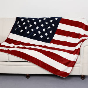 Venta al por mayor Bandera Nacional 3D impresión Digital Union Jack bandera franela manta gruesa sofá manta Doble - Product Image 4