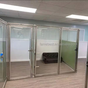 Premium Cam Kapılı Köpek Kulübesi - Günlük Bakım İçin Güvenli ve Verimli Lüks Evcil Hayvan Kulübesi - Product Image 4