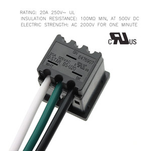125V 20A NEMA 5-20R Snap ในช่องเสียบพาว<span class=keywords><strong>เวอร์</strong></span><span class=keywords><strong>แบงค์</strong></span>แบบพกพาพร้อมสายไฟ AWG 12 - Product Image 3