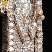 Luxe L Lettre Baguette Diamant Vvs Moissanite 925 Argent Hip Hop Glacé Personnalisé Bijoux Pendentif Pour Rappeur