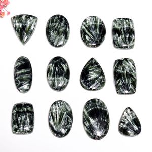 Precio al por mayor, piedra preciosa de serafinita de alta calidad, piedra suelta, cristal de alta calidad, cabujón de serfinita curativa para joyería - Product Image 3