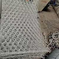 Maille de torsion triple galvanisée d'immersion chaude fabrication de fil d'acier 1 "x 1" maille soudée par volaille d'armure de sergé trous hexagonaux maille de Gabion