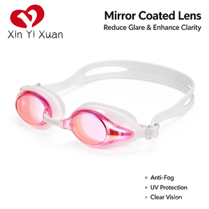 Gafas de Natación Antivaho Xinyixuan, Lentes de PC con Protección UV, Silicona Suave, Correa Ajustable, Visión Amplia para Entrenamiento de Natación - Product Image 5