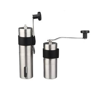 Moulin à café manuel, acier inoxydable, meule conique, réglage réglable, moulin à main portable - Product Image 2