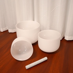 ขันคริสตัลควอตซ์คุณภาพสูงสำหรับการบำบัดด้วยเสียงดนตรี ขายส่ง เหมาะสำหรับการทำสมาธิและโยคะ - Product Image 3