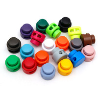 Boucle de chaussure sans lacet Coolstring en plastique robuste avec clip à ressort et double trou pour baskets de course et chaussures décontractées