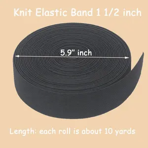 Wholesale Factory Elastic Tape Custom Woven Elastic Tape Elastic Band Webbing