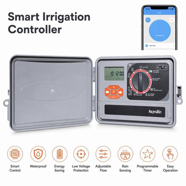 Outdoor WIFI Smart Watering Timer  Smart Control Valve and Sprinkler for Smart Garden Watering Systems