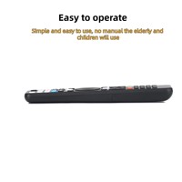 Télécommande universelle électrique manuelle en plastique noire 2.4G/RF/IR 45 touches de haute qualité pour Android TV Box