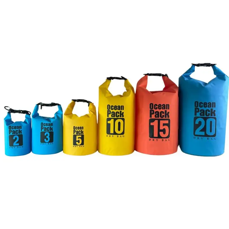 กระเป๋าเป้กันน้ำแบบม้วนด้านบนแห้งกระเป๋าเป้สะพายหลัง mochila กันซึมผ่านไม่ได้กระเป๋ากีฬากลางแจ้งกันน้ำถุงแห้ง