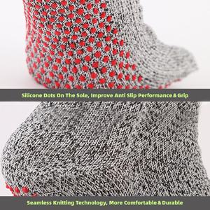 Niveau 5 coupe preuve orteil chaussettes anti-dérapant résistant aux rayures <span class=keywords><strong>pied</strong></span> sécurité 5 doigts chaussettes pour hommes femmes pieds nus en plein air plage randonnée - Product Image 4