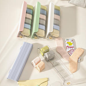 Caja de Almacenamiento <span class=keywords><strong>para</strong></span> Colgar EN LA Pared, Organizador de <span class=keywords><strong>Cables</strong></span> de Datos, 6 Rejillas, Ropa Interior, Calcetines, Sujetador, Cajón, Deslizante - Product Image 3