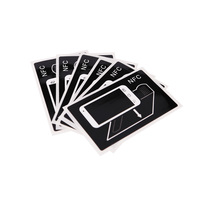 Autocollant NFC sur métal, feuille de ferrite anti-interférence 13,56 MHz, autocollant auto-adhésif Ntag213 Ntag215
