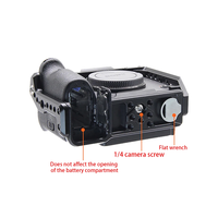 Pour Sony FX30/FX3 caméra lapin Cage pour Sony Micro-simple caméras cadre de Protection poignée latérale supérieure lampe photographique