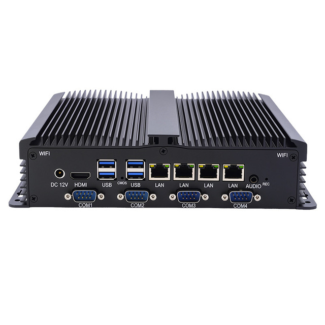 Core I5 5200U 5300U Industrial Computer Fanless Embedded Mini Dustproof BOX PC with 8G RAM 64G/128G/512G SSD