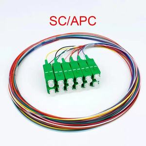 SC APC UPC LC ST FC Sm 9/125 1m 1.5m 0.9mm G652d G657A PVC LSZH Câble Fibre Optique Jarretière - Product Image 1