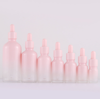 5ml 10ml 15ml 30ml 50ml 100ml De Luxe Rose En Verre Flacon compte-gouttes Or Rose Huile Essentielle Bouteille