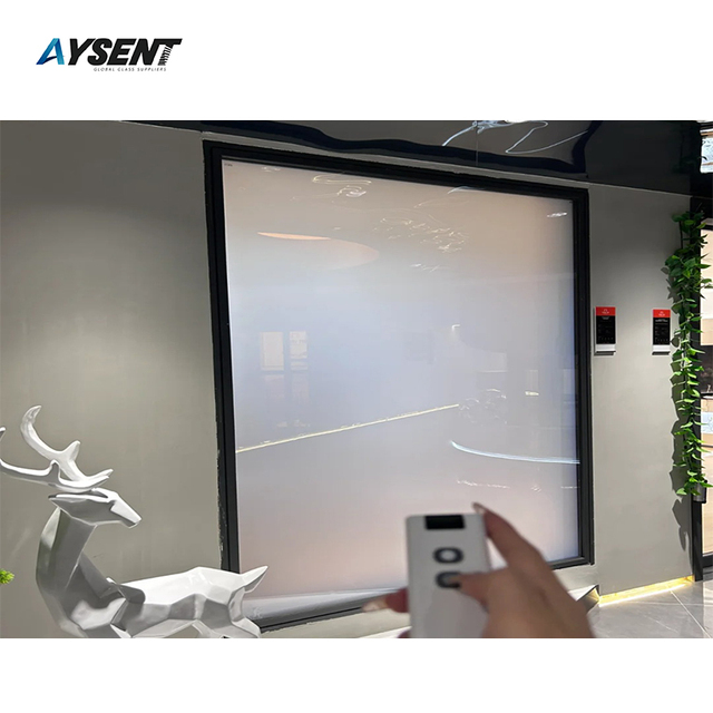 Electric PDLC Switchable Smart Film Self-Adhesive Glass for Window Decoration for Exterior Bathroom Bedroom Hotel Hall