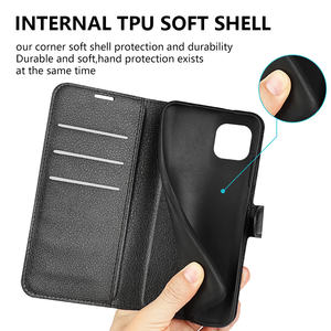 Portefeuille en cuir Pu <span class=keywords><strong>pour</strong></span> <span class=keywords><strong>Wiko</strong></span> T10 Y61, étui de téléphone <span class=keywords><strong>portable</strong></span> à rabat - Product Image 4