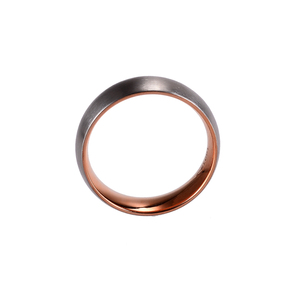 <span class=keywords><strong>Alianza</strong></span> <span class=keywords><strong>de</strong></span> boda chapada en oro rosa negro anillos <span class=keywords><strong>de</strong></span> <span class=keywords><strong>compromiso</strong></span> <span class=keywords><strong>de</strong></span> acero inoxidable cepillado mate para pareja, conjunto <span class=keywords><strong>de</strong></span> joya - Product Image 4