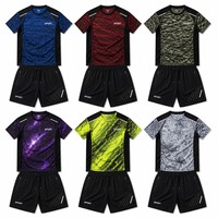 Conjunto de Camisetas Deportivas con Camuflaje Digital Personalizado, Sublimación OEM, Corte Holgado, Poliéster, Ropa Deportiva Táctica