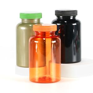 250ml Coloré PET En Plastique Vide Pilules Bouteilles Médicament Conteneur Vide Capsules Tablette Vitamine Emballage Santé Supplément - Product Image 4