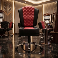 SUCCESSOR Tabouret de bar premium réglable et robuste pour casino, poker, bar à domicile et hôtel, modèle seau, de qualité supérieure