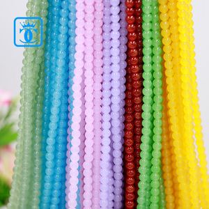 ガラス4/6/8/10mmクリスタルラウンドビーズルースビーズブレスレットジュエリー製作ガラスラウンドビーズ - Product Image 1