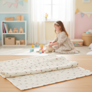 Tessuto <span class=keywords><strong>Mussola</strong></span> Increspato Organico Leggero Personalizzabile con Stampa, 100% Cotone a Due Strati per Camicie da Bambino/a - Vendita Calda - Product Image 3