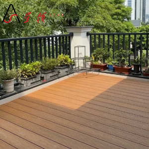 पर्यावरण के अनुकूल आउटडोर पर्यावरण के अनुकूल वाटरप्रूफ wपीसी फर्श आउटडोर गार्डन पहनने के लिए प्रतिरोधी लकड़ी की सजावट मौसम प्रतिरोधी - Product Image 2