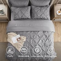 Couette en fibres de polyester blanches, insert de couette, collection hôtel, toutes saisons, BSCI Oeko-Tex
