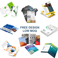 Design personnalisé imprimé de brochures numériques A5 A6, mode d'emploi du Magazine, impression de cartes de visite