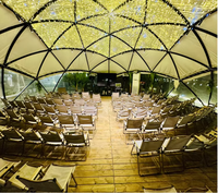 2025 Camping citrouille tente maison Safari Lodge extérieur Glamping petite maison hôtel complexe tentes de luxe
