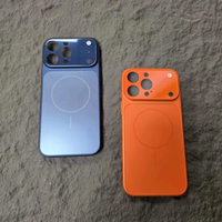 Nouvelle coque de téléphone portable tendance au design sportif, antichoc, avec anneau magnétique, en TPU et PC, finition givrée, pour 17 Pro Max