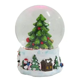 廉价出售圣诞树脂树水圆顶，有趣的雪球，定制雪球