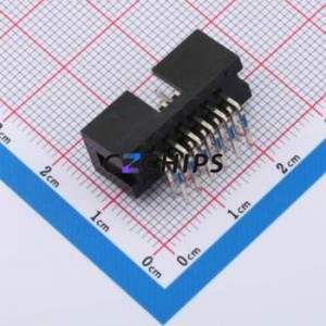 JN2.54 HX-2x6P WZ H8.9นำทะลุรูแบบงอ P = 2.54มม. วงจรรวมชิป PMIC - Product Image 2