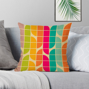 Dekorasi geometris Nordic dekorasi garis titik persegi minimalis untuk menutupi bantal - Product Image 4