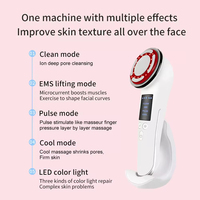 Appareil de beauté multifonctionnel 5-en-1 USB 2026 pour le visage : Nettoyage en profondeur des pores, compresse chaude/froide, vibration, micro-courant et massage – Idéal pour usage domestique