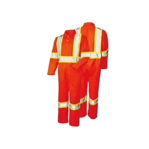 כתום יחידתי Workwear גבוהה נראות סרבל Workwear התעופה Workwear