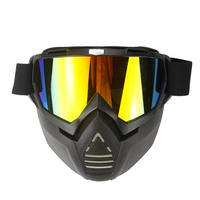 Vente chaude Motocross vintage lunettes pour moto rétro cyclisme moto casques
