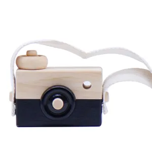 Creative Handmade Toys Photo Props Decorative Ornaments Pastoral Style Children Wooden Camera Toy Photography Props