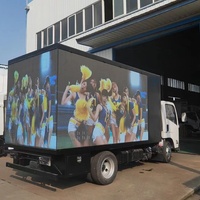 Écran LED publicitaire pour voiture, grand écran sans soudure, 22 pouces, écran de diffusion mobile LED ultra-large embarqué, noir, 5180x1760x2820mm